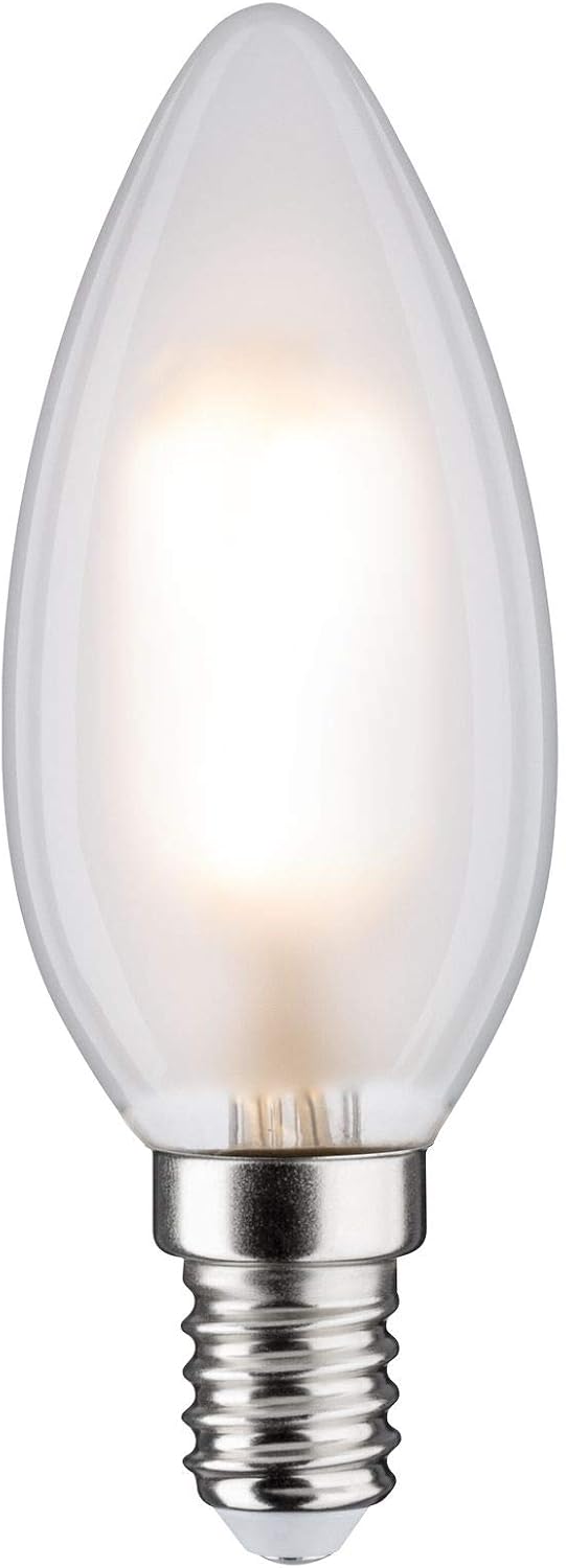 Paulmann 28613 LED Filament Candle lamp 5 watts Classic lamp dimmable matt 2700 K Warm White E14, 1 Stück (1er Pack)