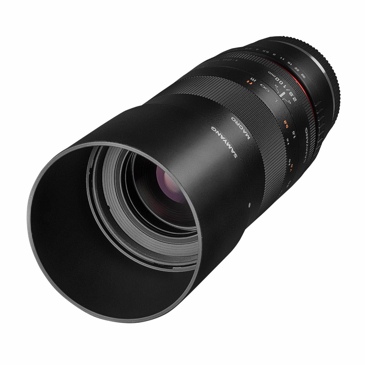 Samyang Mf 100Mm F2.8 Macro Pour Sony E - Téléobjectif Macro Pour Sony E-Mount, Adapté Pour Aps-C Et Plein Cadre, Mise Au Point Manuelle, Pour Sony E