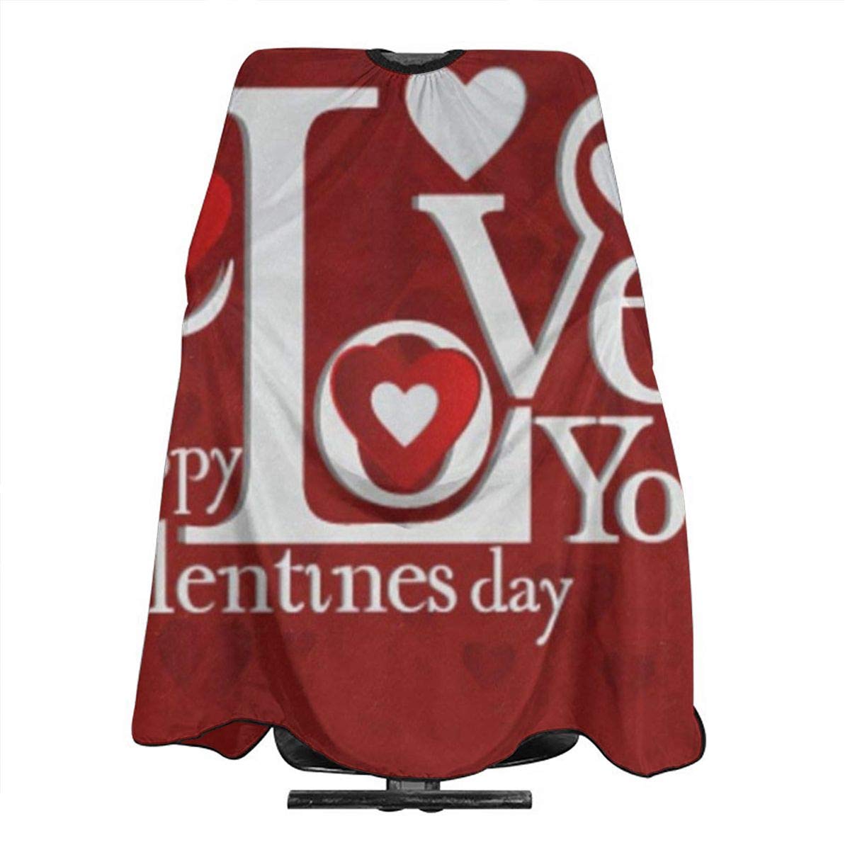 Amazon Com Valentines Day Red Heart Love You Barber Cape Haircut