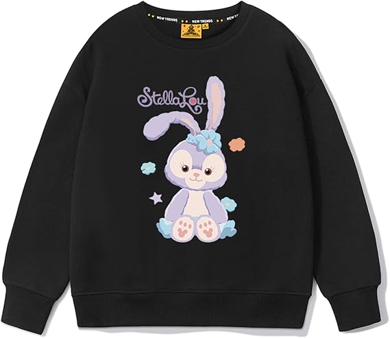 Amazon パーカー レディース メンズ ステラルー 可愛い 人気 ディズニー 長袖 丸首 秋 冬 秋冬 トレーナー トップス 裏起毛 大きいサイズ アウター S Xxl 春 秋 冬 男女兼用 ペアルック S ブラック 裏起毛 トレーナー パーカー 通販