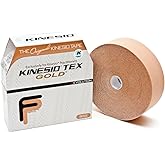 Kinesio Taping - Elastic Therapeutic Athletic Tape Tex Gold FP - Bulk Roll - Beige – 2 in. x 103 ft