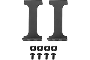 Jelquix 1U 4 Inch Server Rack Depth Extender, Recessed Rack Mount Adapter Kit with Enhanced Heat Conduction & Cable Managemen