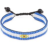FAHARI Flag Bracelet | Adjustable | Handcrafted | Boho| Patriotic Bracelet