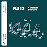 VOUNOT 3 Bike Stand Floor or Wall Mounted Bike Rack Garage Storage view 3