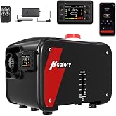 Diesel Heater 8KW, HBH1S 12V Parking Diesel Air Heater All in One with App Control, 10-Temperature Settings, Auto Start-Stop