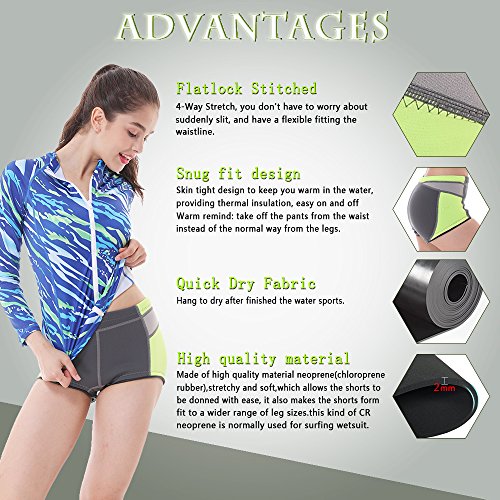 image for Leisure&Sports Wetsuit Shorts Thick Warm Trunks Neoprene Pants Canoein