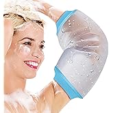 SUPERNIGHT PICC Line Shower Cover, Waterproof PICC Line Covers for Upper Arm, Adult Reusable Watertight Wound Bandage Sleeve Protector for Elbow/Arm