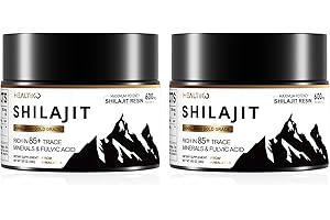 HEALTIKO Shilajit Pure Himalayan Organic Shilajit Resin - 30 Grams (2 Pack)