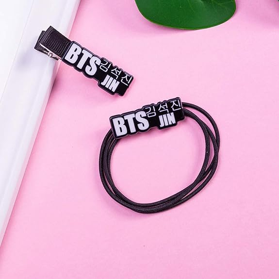ZTJ TJ Two Pairs of Kpop Strings BTS + Pretty Hair Clip Jimin, Jin