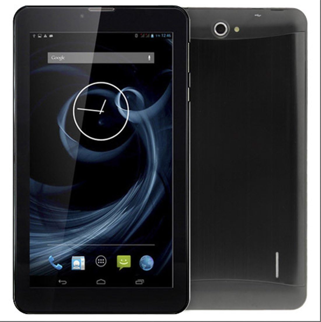 Black Metal 7'' Dual Core Dual SIM Unlocked Phone Tablet Android 4.2.2 Tablet Pc, Dual Camera, Hd 1024x600, 4gb, Google Play Pre-loaded, 3g+wi-fi Supported White 7 Inch Unlocked Smart Phone +Tablet='' Phablet'' Android 4.2 Gsm,t-mobile,h20,net10 3g Phone Tablet 2015 Newest 7