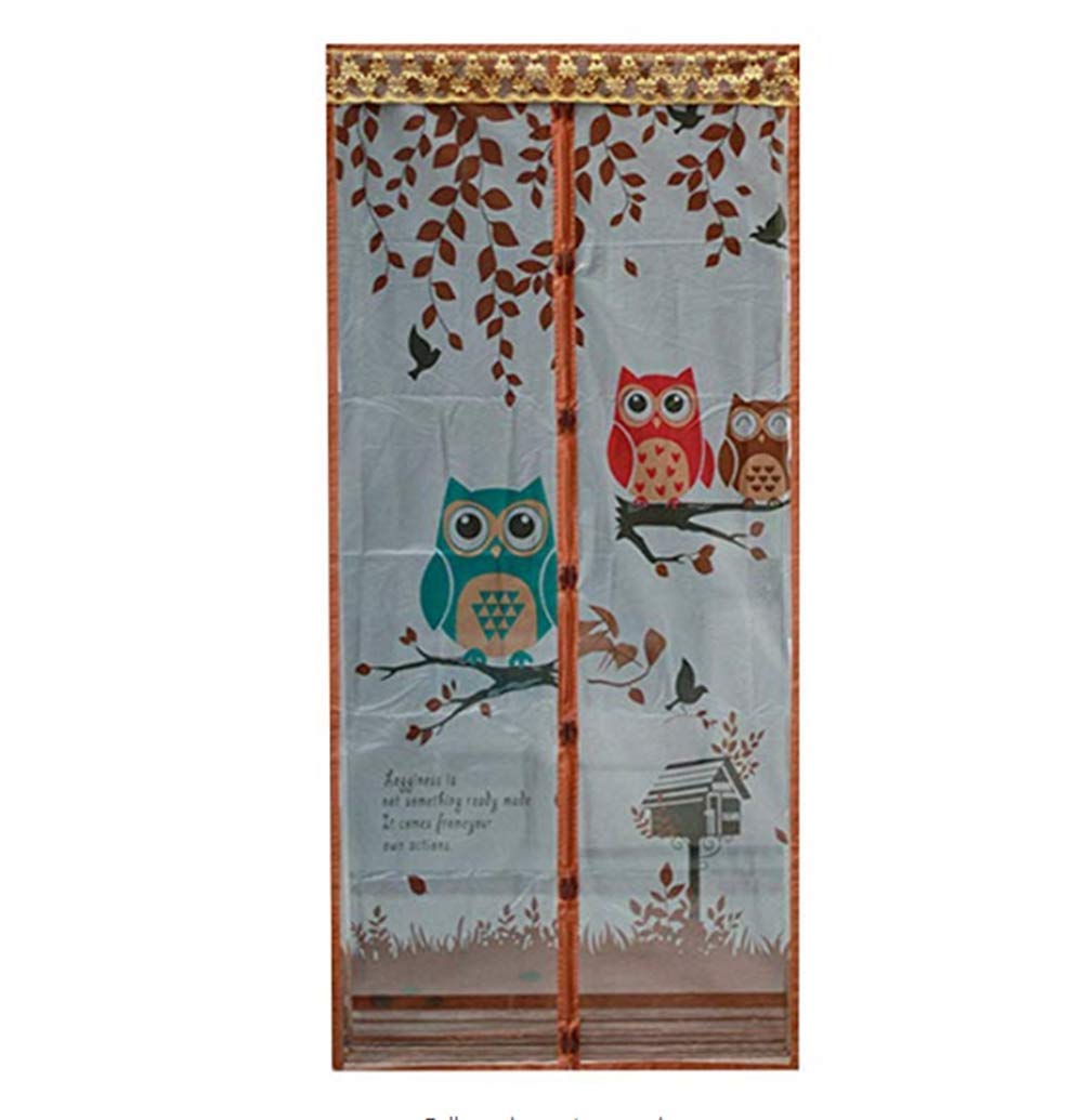 DadaAA Magnetic Door Screen, 90x210cm, Fly Bug Mosquito Mesh Curtain for Balcony Sliding Doors, Assorted Color, 6.0cm Thickness