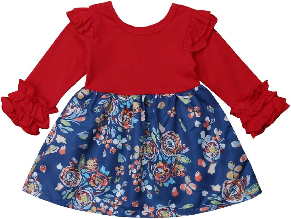 one piece frill dress