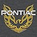 Tee Luv Pontiac Firebird Shirt - Vintage Pontiac Car Logo Shirt (Charcoal Heather) (XL)