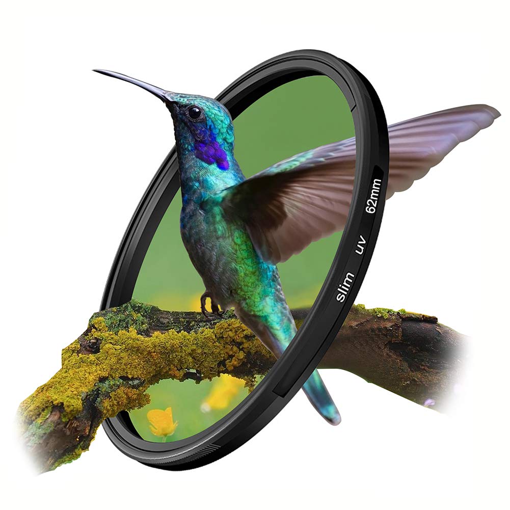 LYLAB Concept 62mm UV Filter, Ultra Slim Ultraviolet Protection Lens Filter, Improves Images & Shields Lens from Atmospheric Damage