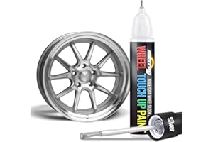 MCTRHG Silver Rim Touch Up Paint, Quick and Easy Rim Paint for Car Scratch Repair, Ideal for Tesla Rim Repair Kit for Rim Damage, Universal Color for Wheel Touch Up Paint.