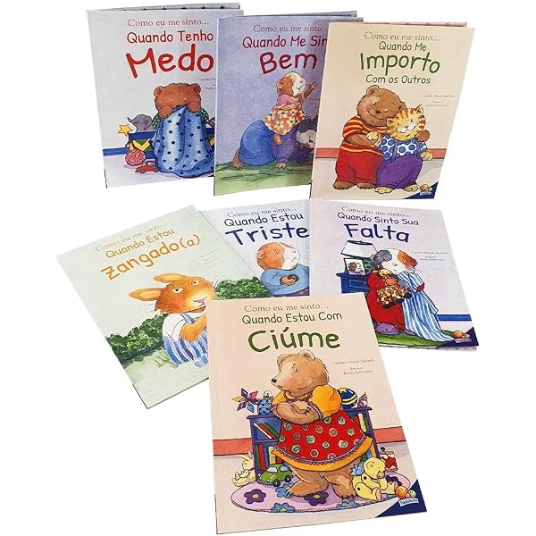 Kit Livros Infantis Sentimentos - Como Eu Me Sinto - 07 ex. Col