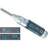 Digital Schmidt Concrete Test Hammer with OLED Display - ASTM C805 Compliant Rebound Hammer for Nondestructive Testing | 6MB Storage, HID USB, Multi-unit conversion: Mpa, kg/cm2, psi.
