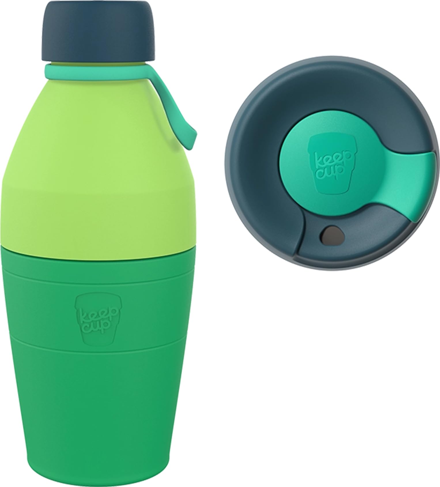 KeepCup 2 in 1 Reusable 18oz Insulated Stainless Steel Convertible Travel Mug Bottle Kit - Calenture