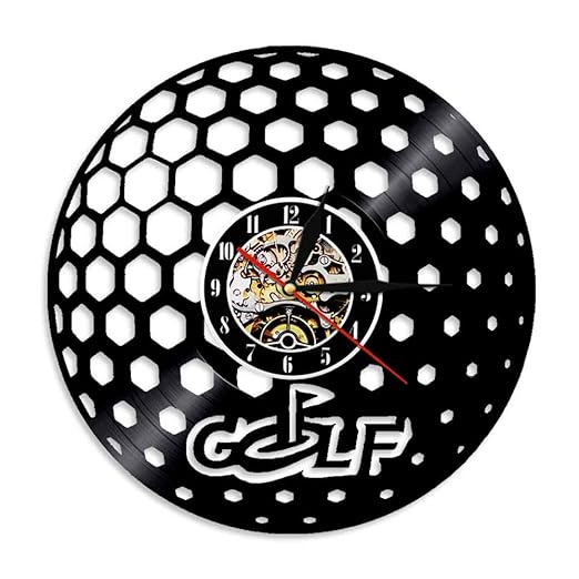 GUDOJK 1 Unidades Pelota de Golf Disco de Vinilo diseño Reloj de ...
