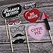 Big Dot of Happiness Valentine's Day - Photo Booth Props Kit - 20 Count