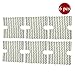ANBOO Mop Pads Paint Brush Set, Acrylic Paint Brushes Sets with 5 Palette Knife und Palette