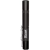 Nightstick MT-120 Flashlight Black - 2 AA | Professional penlight body profile - Machined aluminum casing build - Includes steel pocket carry clip