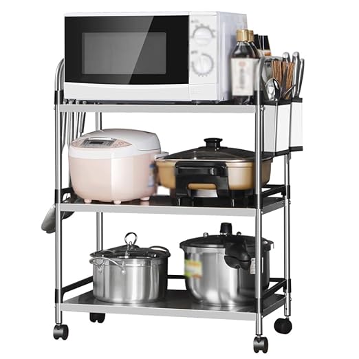 LIANGJUN especiero Estante De Cocina Microondas ...