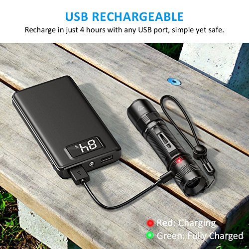 3 Rechargeable+Flashlight+BYB+Pocket+Sized+Resistant