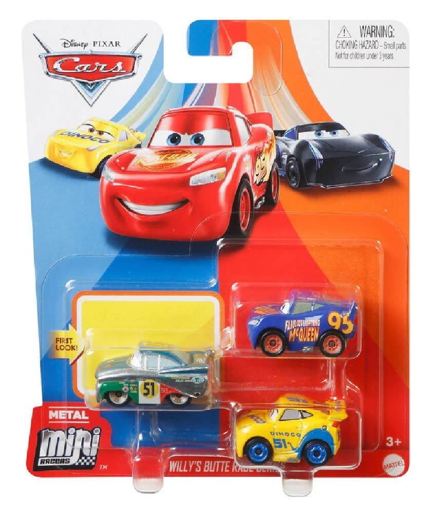 Cars Disney Pixar Metal Mini Racers Willy's Butte Race Series
