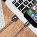 Zteanok iPhone Cable , 2 Pack 10 Feet Nylon Braided Cord Lightning Cable to USB Charging Charger for iPhone 7/7 Plus/6/6 Plus/6S/6S Plus,SE/5S/5,iPad,iPod Nano 7 - 10 Ft(3 Meters) - Black White