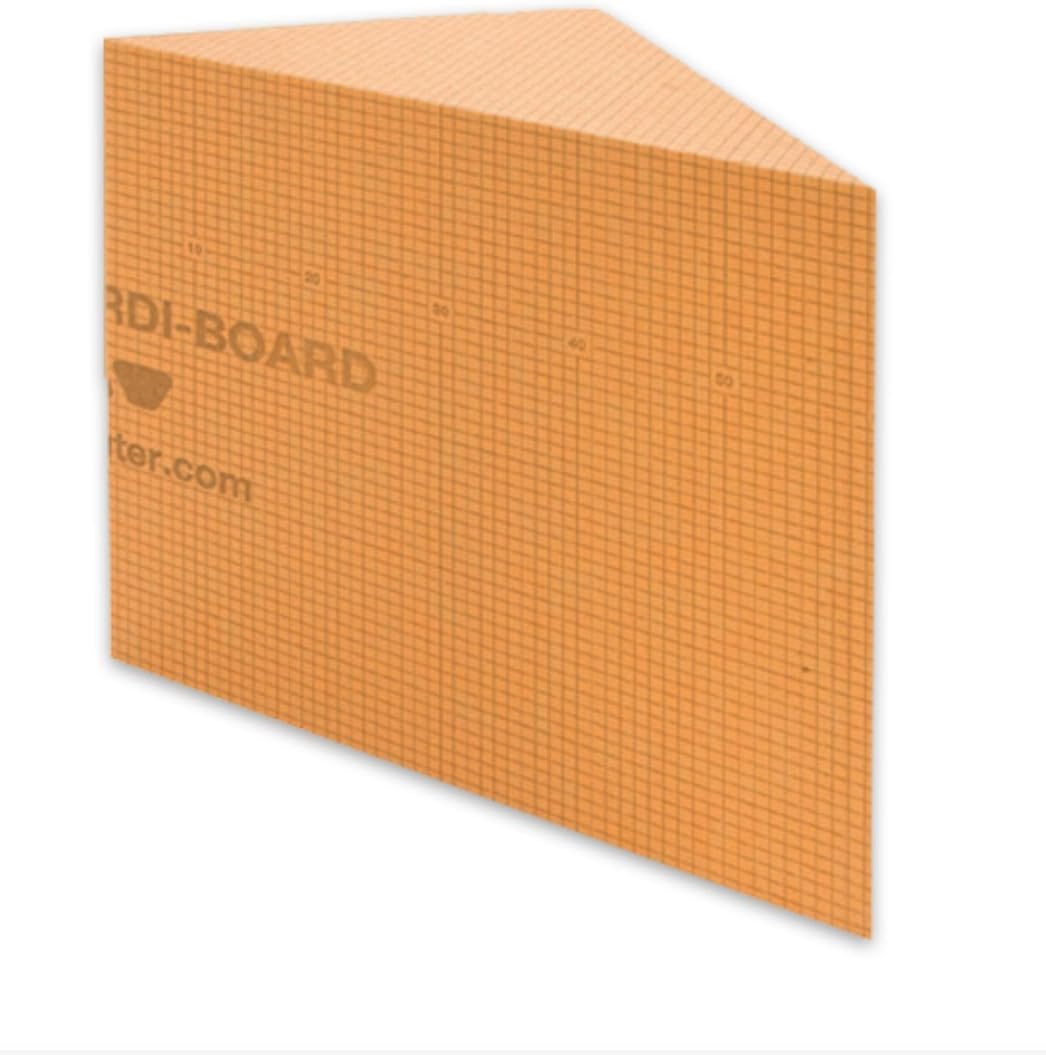 Schluter Kerdi 48" X 48" Shower Kit – Complete Waterproofing System With Drain, Membrane, Curb, And Tray – Mold-Proof