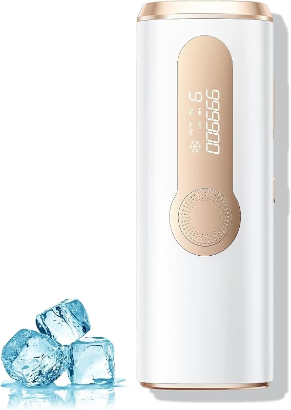 Épilateur Lumière Pulsée Indolore, Refroidissement de 5℃, GLY07