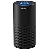 Afloia Air Purifiers for Home Large Room Up to 1076 Ft², 3-Stage Filter Air Purifiers for Bedroom 22 dB, Air Purifiers for Pets Dust Dander Mold Pollen Odor Smoke, Kilo Black, 7 Colors Light