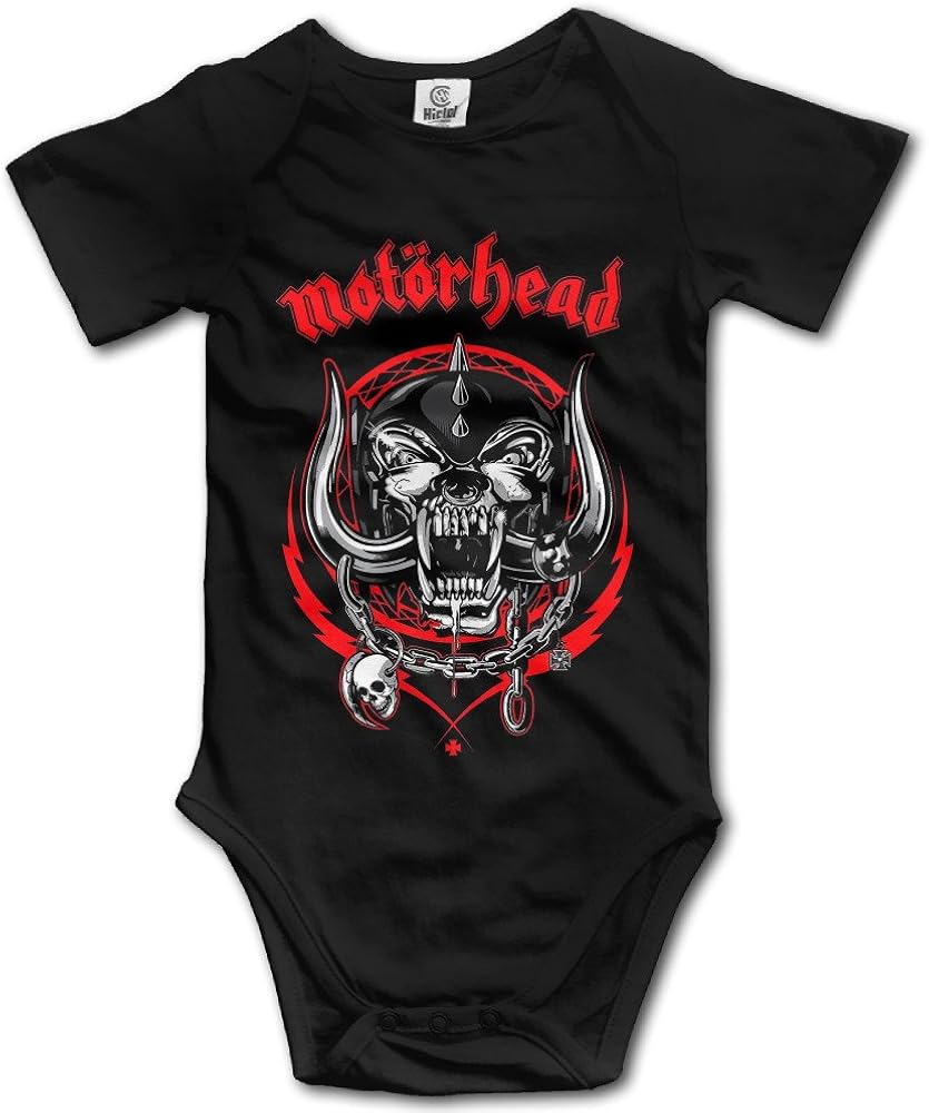 Motorhead English Rock Band Kids Boys Girls Baby Onesie Clothes Short
