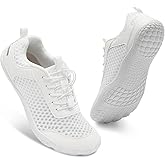 BARERUN Water Shoes Women Men Quick-Dry Wide Toe Athletic Hiking Water Sports Shoes Adjustable Zero Drop Barefoot Shoes for Beach Swim Kayaking Surfing Walking Training