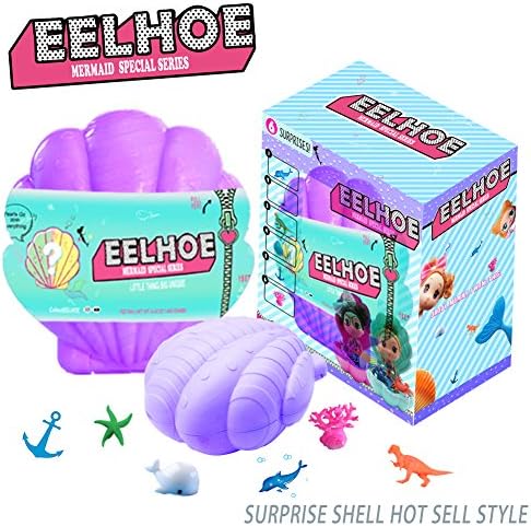 EELHOE Surprise Shell Dolls Marine Series Confetti Pop Special Limited Edition Dolls 2018 Marvelous Marine Mini Biological Random Combination Accessories (Purple)