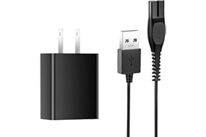 LZHS LONZEAIS 5V Charger for Philips Norelco Shaver 2400 3900 MG3919, Compatible with Phillips Norelco Wet & Dry Series 2000 5000 7000 3000 USB Charging Cable