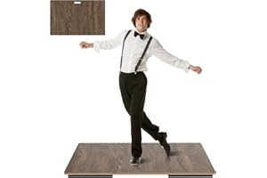 LEARNIBEE Tap Dance Floor,Tap Board for Tap Dancing,Portable Dance Floor,Cushioned Tap Board,46.4 * 29.5inch Large Size