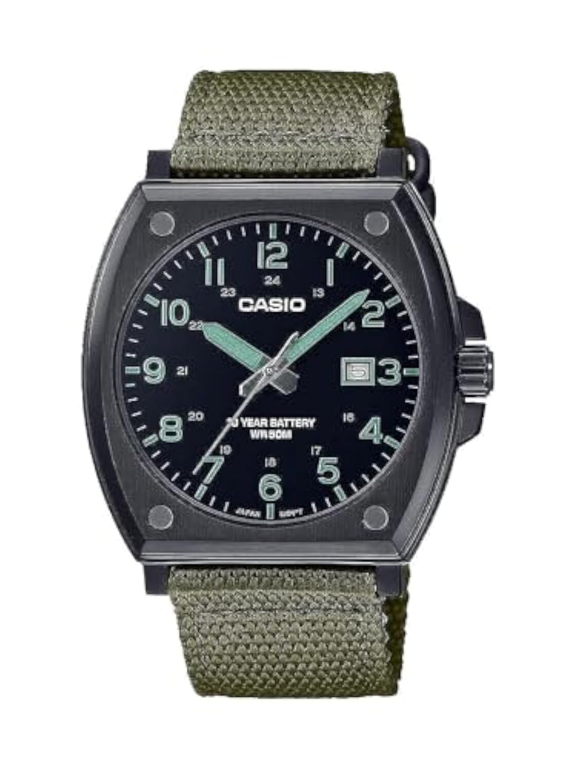 Casio Men's Quartz 10-Year Battery Date Indicator