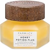 Farmacy Hydrating Face Mask - Honey Potion Plus Nourishing Skincare Facial Mask with Niacinamide, Ceramides + Pro-Vitamin B5 to Protect + Replenish Moisture Barrier (50g)