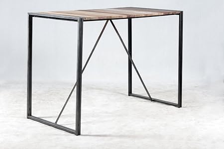 Tavolo Bar Alta Sistema Smontabile 80 X 80 X 110 Stile