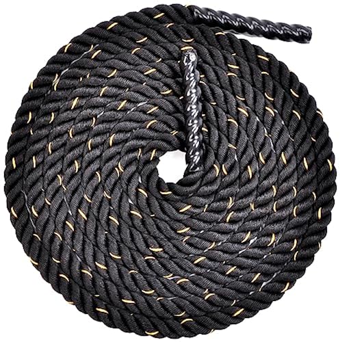 BIG.TREE 1.5 Inch Poly Dacron Battle Rope 30ft Training BIG.TREE