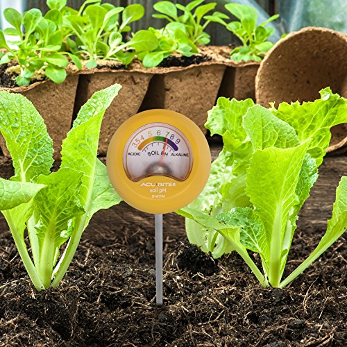 AcuRite 01411M Soil Ph Meter, Yellow