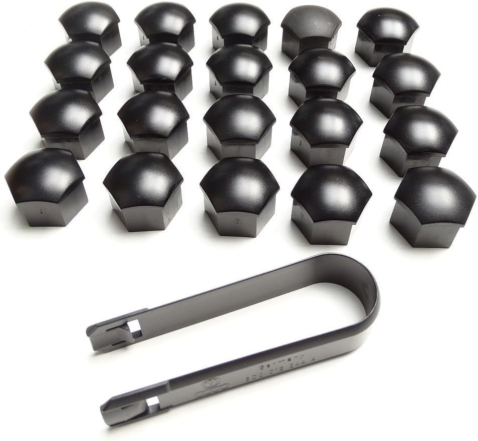 Radschraubenkappen 20-teilig 7mm - Graue Abdeckungen Für Auto Radschrauben