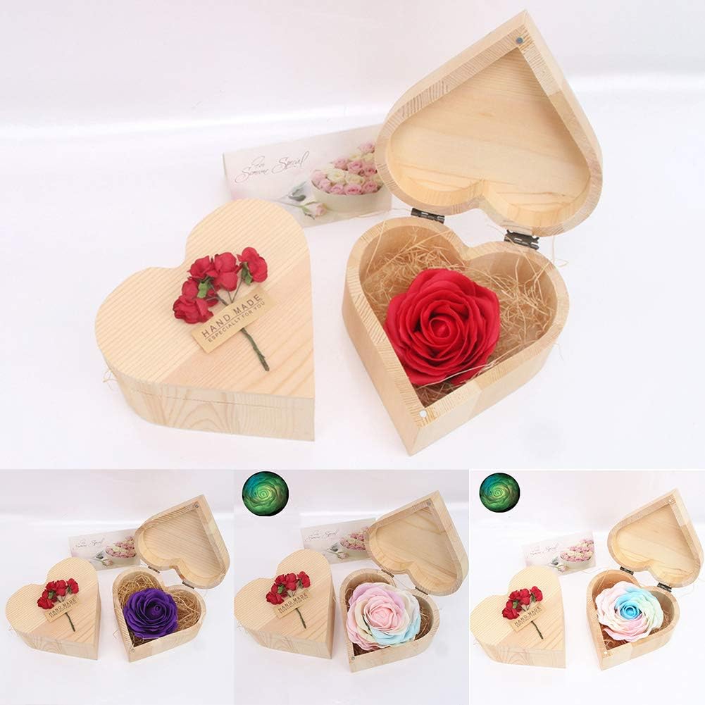 Caja de regalo de flores artificiales, para el día de San ...