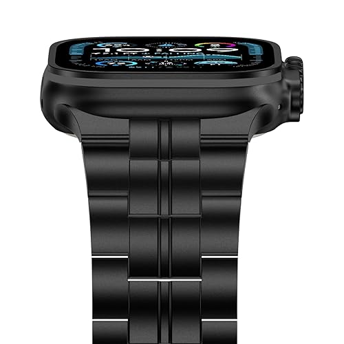Watch Ultra Apple Watch Black Titanium Iiteeology Compatible With