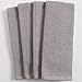 Pantry Tumble Cotton Terry Dish Cloth (8 Pack, 16 x 26), Ultra Absorbent, Home Decor, Kitchen Bar Towel Set - Drizzle (Grey)