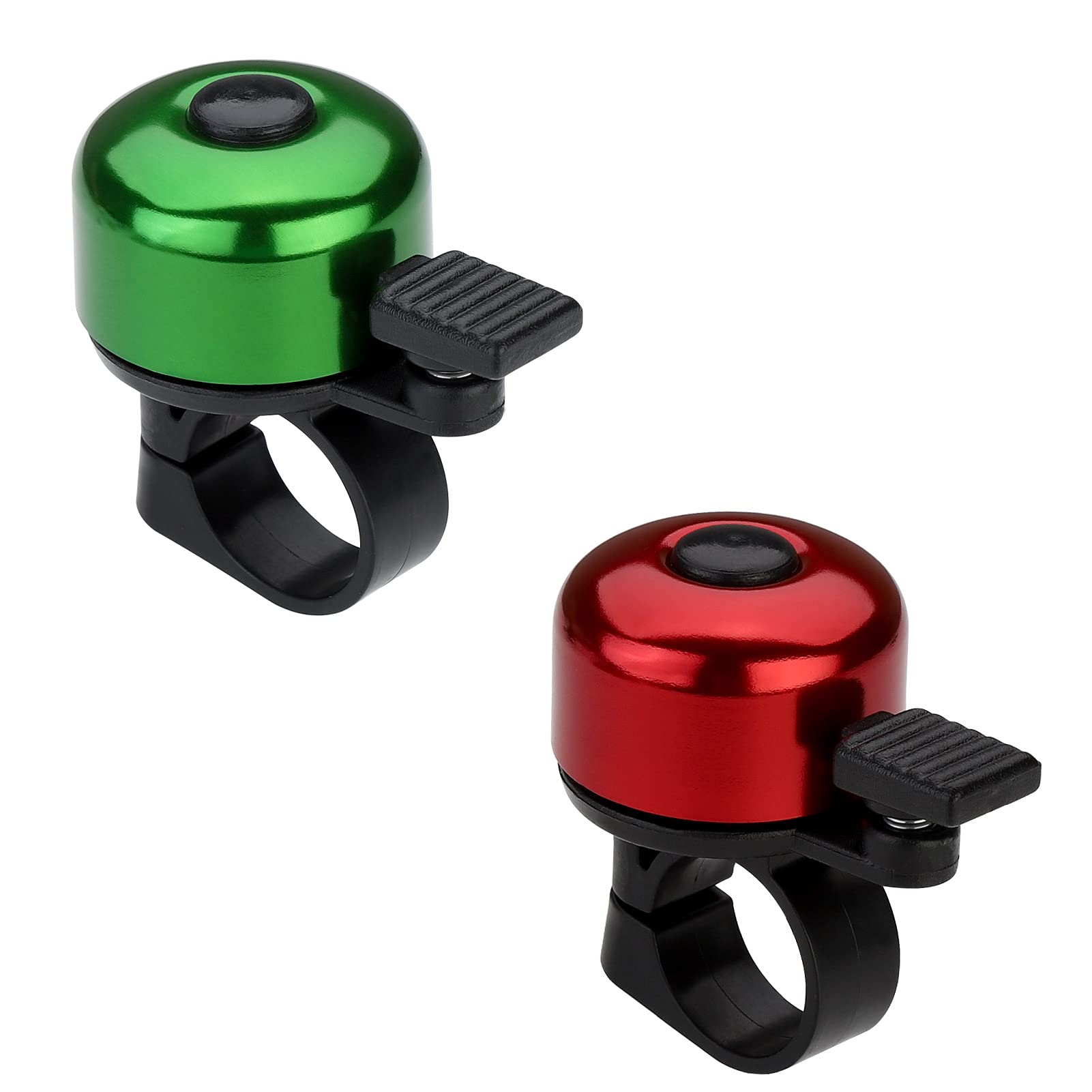 Photo 1 of Paliston Bike Bell Bicycle Bell Crisp Sound for Adults Kids Boys Girls Green & Red