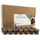 YDKYD Refill Grow Sponges for Click and Grow Pods, 20-Count Seedless | Fits Click &amp; Grow Pods &amp; Smart Garden; Biodegradable Peat, Seedless-Add Own Seeds; Soak &amp; Avoid Overwatering