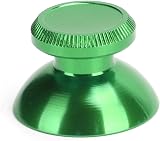 Zunate 7PCS Aluminum Alloy Buttons Set Thumbstick Grips for PS4 Controller Green view 9